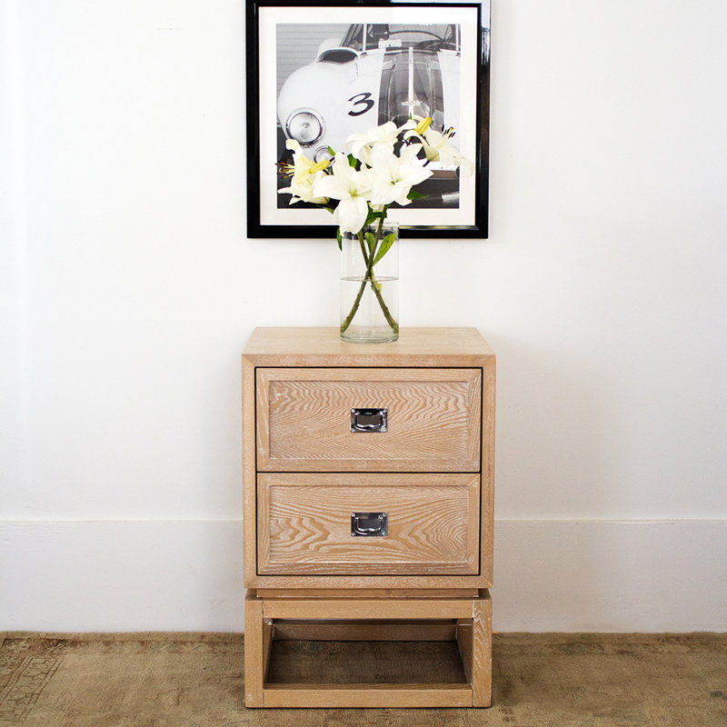 WorldsAway 2 Drawer End Table Wayfair